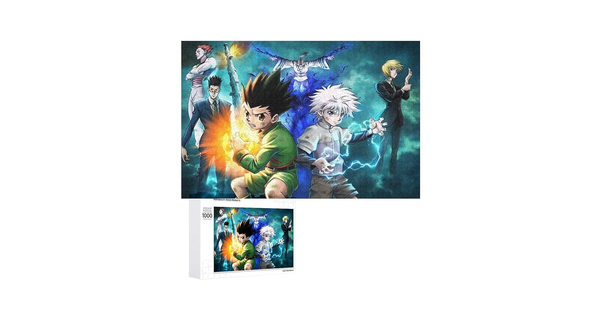 ハンターハンター　ジグソーパズル Amazon.co.jp: ジグソーパズル パズル ハンターハンター 木製